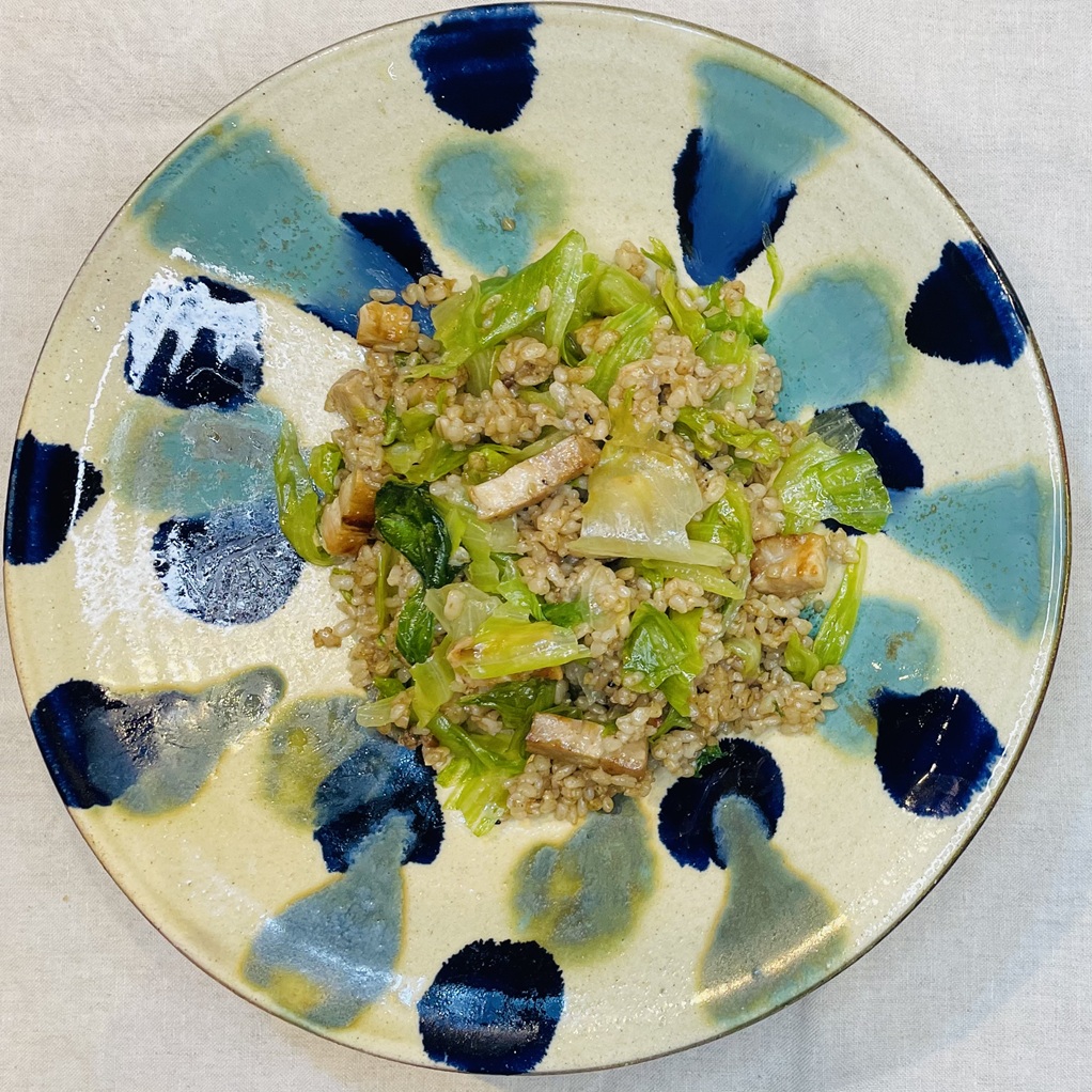 レタスのサラダピラフ