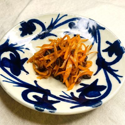 ソース風味のキャロットラペ